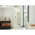 thumbnail image 2 of DreamLine Ascend 34 1/2-35 1/2 in. W x 72 in. H Frameless Pivot Shower Door in Brushed Nickel, 2 of 6