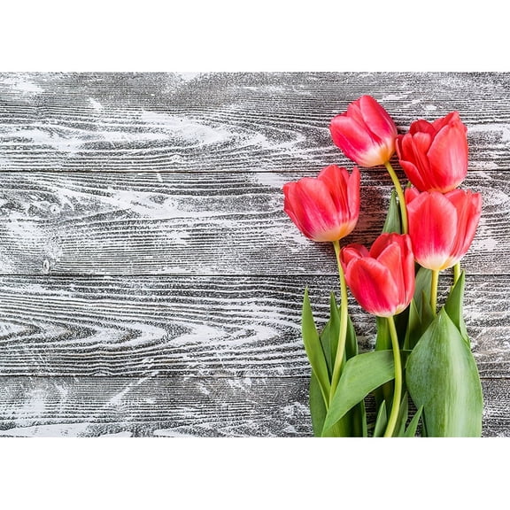 Vinyl Custom Photography Backdrops Props Flower Wood Planks Photo Studio Background 2183 KLZ-20