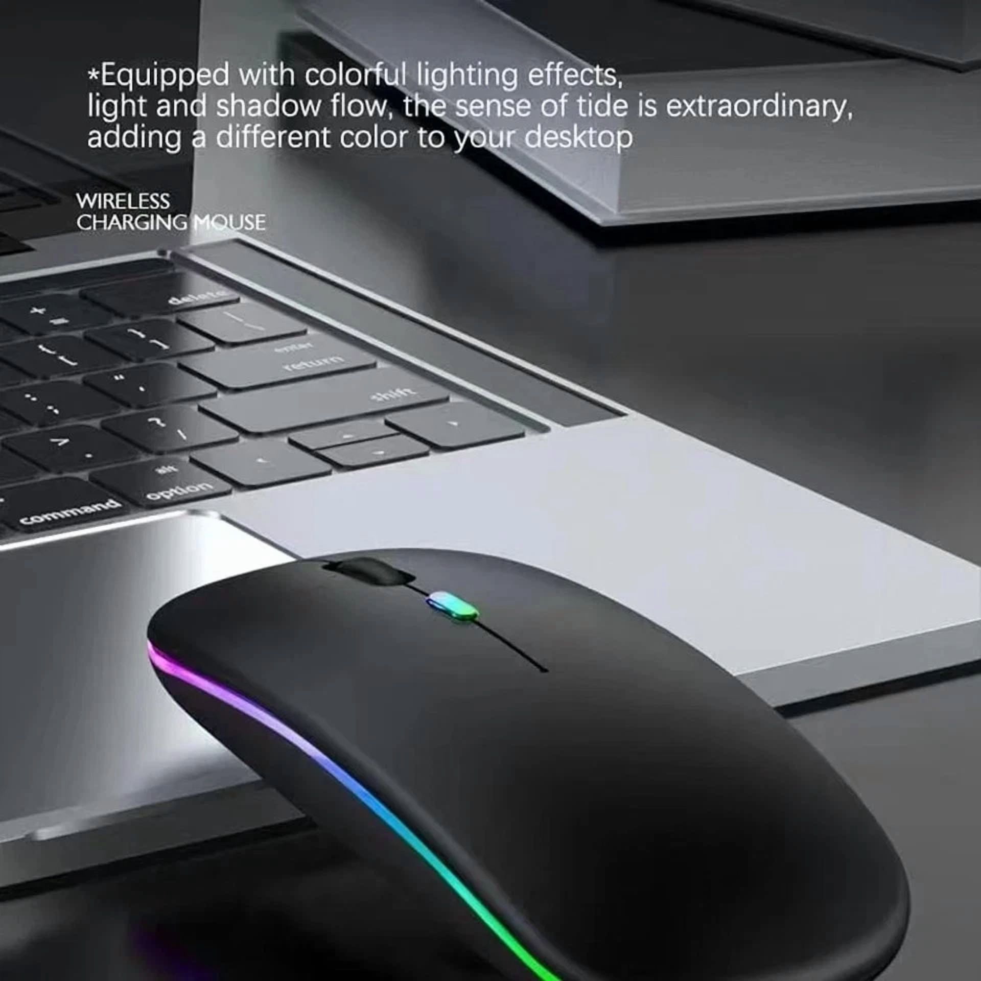 BUTTERFLY- Wireless Bluetooth Mouse,Led Dual Mode Rechargeable Silent Slim Laptop Mouse,...