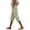58Green333, variant on WERYOUNG Casual Capri Pants For Women Solid Color Elastic Waist Summer Trousers Outdoor Activities Versatile Bottoms