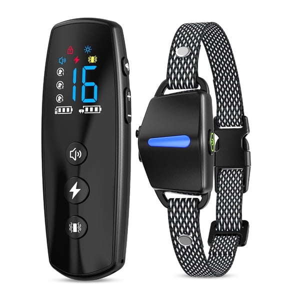 Charkool Dog Training Collars with Remote 2600ft, Smart Dog Shock Collar with 4 Training Modes and Training Icons, Waterproof Electric Dog Shockers for Large and Medium Dogs