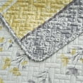 thumbnail image 6 of JML Quilt Set, King, Grey & Yellow Floral, 3 Piece, 6 of 7