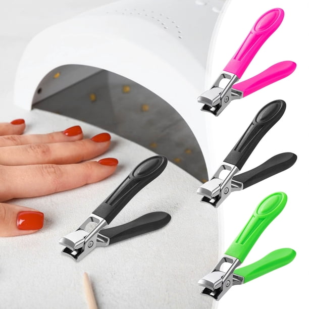 Los mejores cortaúñas de gran resistencia para uñas gruesas y duras - Set profesional de manicura de apertura grande para el hogar y la familia