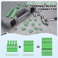 thumbnail image 3 of Uxcell 1 Set 7 Pin 3.81mm Pitch PCB Mount Screw Terminal Block Connector, Right Angle Pluggable Phoenix Plug for DIY Electronics Audio Power Modules 26-16AWG Cable, 3 of 7