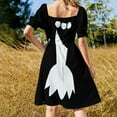 thumbnail image 3 of Wilma Flintstones costume Sleeveless Dress dress for women, 3 of 5
