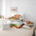 thumbnail image 6 of Homewish Female Men Highland Cow Bedding Comforter Set 7-Piece,Farmhouse Animal King Bedding Sets,Chic Floral Flowers Ultra Soft Bed Sheets,Lightweight Room Decor,Reversible, 6 of 8