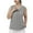 Dark Gray, variant on Antinious Pajama Tank Tops for Women Solid Crew Neck Sleeveless Tank Top With ,Holiday!Sleep Shirts for Women,Women Tops Casual,Watermelon Red,Free Size