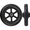 thumbnail image 3 of Universal Walker Wheels Replacement Parts For Elderly Mobility 5.95.92in Black Wear-resistant Functionality 2Pcs, 3 of 4