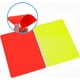 thumbnail image 2 of 2 Pieces Football Referee Cards Set Soccer Referee Red Yellow Cards Football Warning and Expulsion Cards for Football Matches, 2 of 5