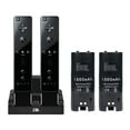 thumbnail image 4 of CTA Digital Wii Remote Dual Charge Station with 2 Rechargeable Batteries (Black), 4 of 4