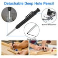 thumbnail image 3 of Multifunction Scribing Tool Adjustable Woodworking Measuring Construction Pencil, 3 of 6