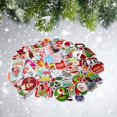 thumbnail image 4 of Christmas Waterproof Sticker Seals Labels Scrapbooking Stickers Party Favors - 100pcs, 4 of 8