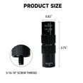 thumbnail image 3 of GSE Games & Sports Expert 4-in-1 Pool Cue Tip Tool, Billiard Cue Stick Tip Tool Scuffer/Shaper/Aerator/5/16-18 Joint Protector - Black, 3 of 8