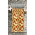 thumbnail image 3 of Ambesonne Japanese Quilted Bedspread Set 2 Pcs, Koi Fishes Lotus, Twin Size, Multicolor, 3 of 3