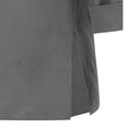 thumbnail image 6 of HongQid Women's Linen Shirt Loose T-shirts V-neck Button-down Basic Short Sleeve Tee Tops, 6 of 6