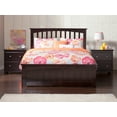 thumbnail image 2 of Mission Full Platform Bed with Matching Foot Board with Full Size Urban Trundle Bed in Espresso, 2 of 7