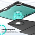 thumbnail image 2 of FJLBDE Case for iPad Air 13 Inch M3 2025 / M2 2024 12.9 inch (3rd/4th Gen), 360 Rotating Stand iPad Protective Case Cover with Auto Wake/Sleep, Green, 2 of 7