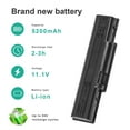 thumbnail image 6 of New Laptop Battery for Gateway NV52 Acer AS09A7 AS09A73 AS09A90 BT.00605.036 BT-00603-076 L09M6Y21 L09S6Y21 MS2274 AS09A41 AS09A75 5200mAh/11.1V/6-Cell, 6 of 8