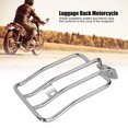 thumbnail image 4 of Motorcycle Luggage Rack Support Shelf, Stainless Steel Silver Plating Shell Rear Fender Rack Bracket, 4 of 7