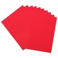 thumbnail image 1 of 10 Hojas de Papel Neón 8"x11" 250gsm Cartulina Fluorescente Brillante, Rojo, 1 of 6
