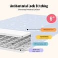 thumbnail image 5 of Dream On Me Sparkling Dreams 2 in 1 Infant and Toddler Bed Mattress, Blue, 5 of 9
