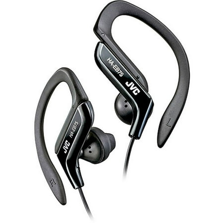 JVC Ear-Clip Headphone for Light Sports, Black