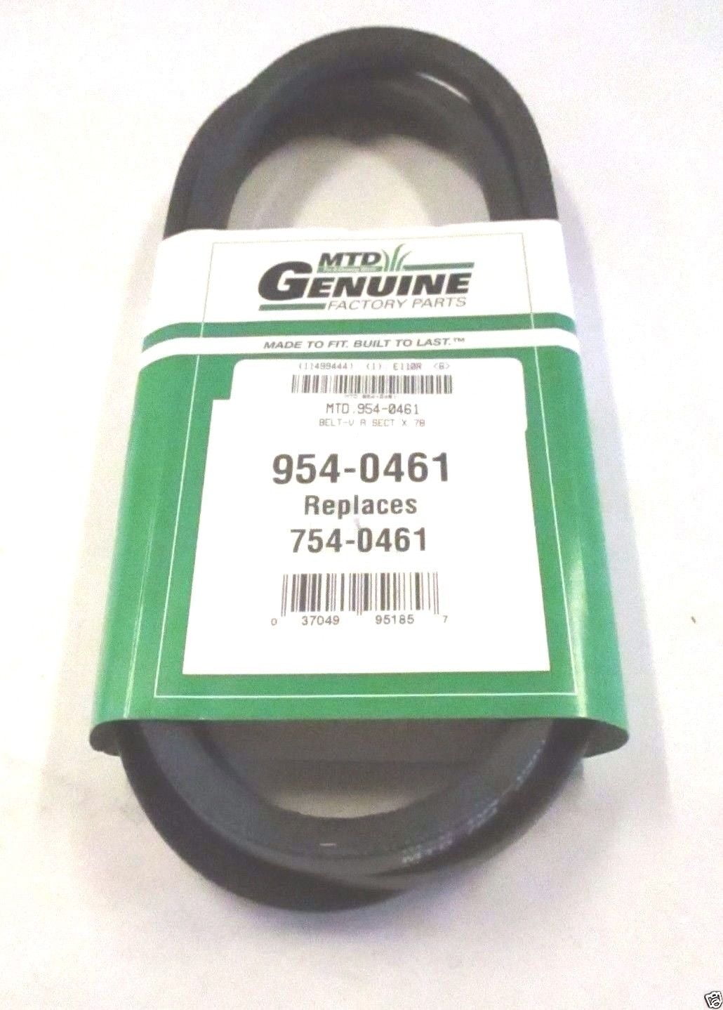 Genuine MTD 954-0461 Drive Belt Fits Cub Cadet Huskee Yard Machines