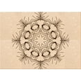 thumbnail image 1 of Ahgly Company Tapis d'Intérieur Lavables en Machine, Rectangle Transitionnel Peru Brun, 2' x 3', 1 of 7