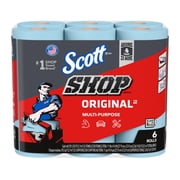 Scott Shop Towels, 6 Rolls, 55 Sheets Per Roll