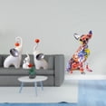 thumbnail image 2 of Esculturas de elefantes,Estatuas de elefantes,decoración del hogar,artesanías de cerámica,Figuras de elefantes familiares Adornos de escritorio,Figura decorativa,Estatua de perro, 2 of 8