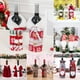 thumbnail image 4 of Funda para botella de vino navideña, adornos navideños para el hogar, adornos navideños 2024, feliz año nuevo 2025, regalos navideños, 4 of 5