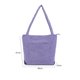 thumbnail image 3 of Bolsa De Hombro Bolsa de almohada de pana Bolsa de hombro femenino duradero para el ocio diario (púrpura) Ndcxsfigh Para Estrenar, 3 of 9