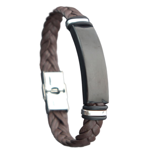 Pulsera de San Valentín con decoración , regalo único, joyería ligera para la playa Marrón Negro