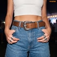 thumbnail image 5 of WHIPPY Western Belt for Women Men Cowboy Embossed Belts Cowgirl Belt for Jeans Dresses, 5 of 7