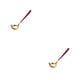 thumbnail image 1 of Cuchara para salsa de acero inoxidable Bewildely 2piezas oro rojo, 1 of 6