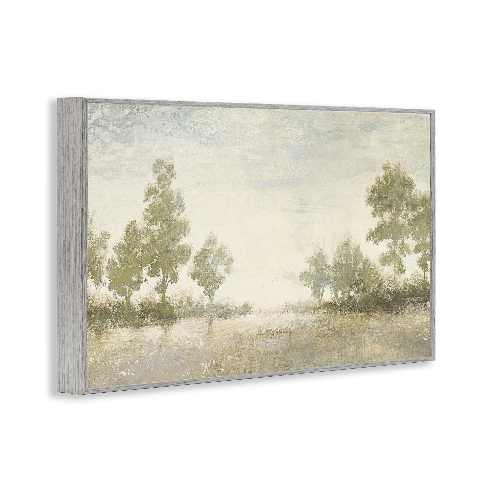 Stupell Industries Forest Light Distant Valley Gray Framed Giclee Art, design by Michael Marcon