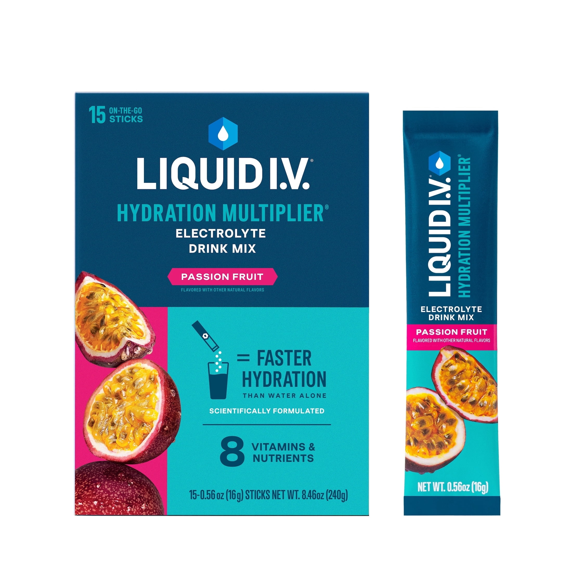 Liquid I.V.® Passion Fruit Hydration Multiplier® Powdered