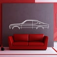 thumbnail image 2 of LaModaHome 1974 RX4 Classic Metal Silhouette Wall Art, 2 of 5