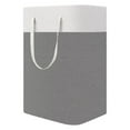 thumbnail image 2 of Cesta de Ropa Plegable | Cesto de Ropa Plegable con Asas | Organizador de Almacenamiento de 30 X 40 X 62 Cm para Dormitorios, Apartamentos y Guarderías | Negro o Gris, 2 of 7