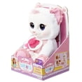 thumbnail image 3 of Animal Babies Nursery Basic Plush White Kitten Toy, 3 of 3