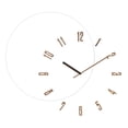 thumbnail image 2 of Reloj de pared silencioso BLESIY 23 pulgadas de acrílico madera blanca, 2 of 8