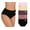 Color C, variant on Women's High-Waisted Cotton Briefs - Soft Stretch Full Coverage Underwear 4-Pack