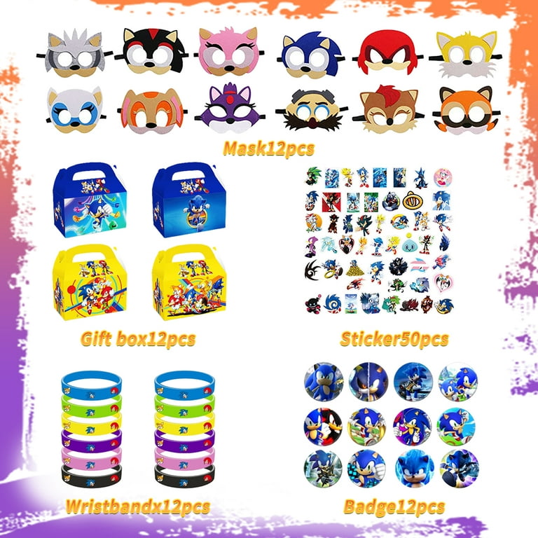 Shop Zeromeco Children Boys Girls Sonic Birthday Party Supplies
