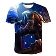 thumbnail image 2 of Marvel 2022 New Boys Summer Venom 2 Camiseta con estampado 3D Cuello redondo Camiseta de manga corta Casual Loose Hip Hop Niños Camisetas divertidas Tops3T zhangyuxiang CONDUJO, 2 of 2