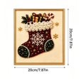 thumbnail image 2 of Christmas Pearl Art Kit with Frame, DIY Bead Painting Craft for Adults and Beginners, Holiday Home Wall Decor Set, Christmas Crafts for Indoor Holiday Decorating, 2 of 5