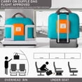 thumbnail image 6 of Konghyp Large Duffel Bag, Waterproof Carry On Weekend Overnight Storage Bag Over Luggage For Airline, Travel, Camping, Moving, 6 of 9