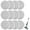 12 Packs - 12 Scrubby, variant on Aorsher 10 Pack S7000 Spin Mop Refills Fit for Shark S7001TGT S7000C S7201 S7001 S7000AMZ S8201 S8000 S8001 Steam and Scrub Mop