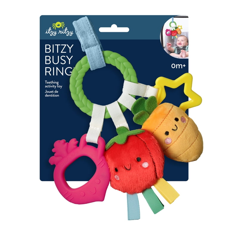 Itzy Ritzy Bitzy Busy Ring Veggie Car Seat Toy photo 8