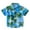 Green, variant on Pejock Little Boys Girls Button Down Hawaiian Shirts Short Sleeve Cool Graphic Print Tops T-Shirt Toddler Baby Athletic Shirts Tops, 2-12Years