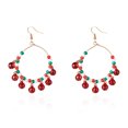 thumbnail image 5 of HPINK-T Christmas Earrings X-Mas Bell Hoop Earrings for Women Holiday Party Dangle Earring Festive Gift for Women, 5 of 7